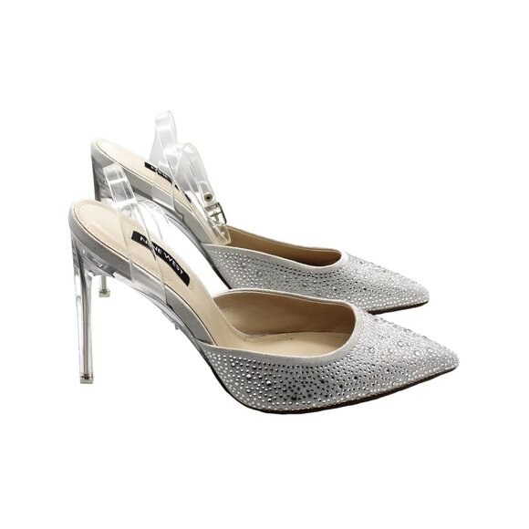 Nine West Women s Sparkel Ankle Strap Pumps Women s Shoes - Picture 2 of 8